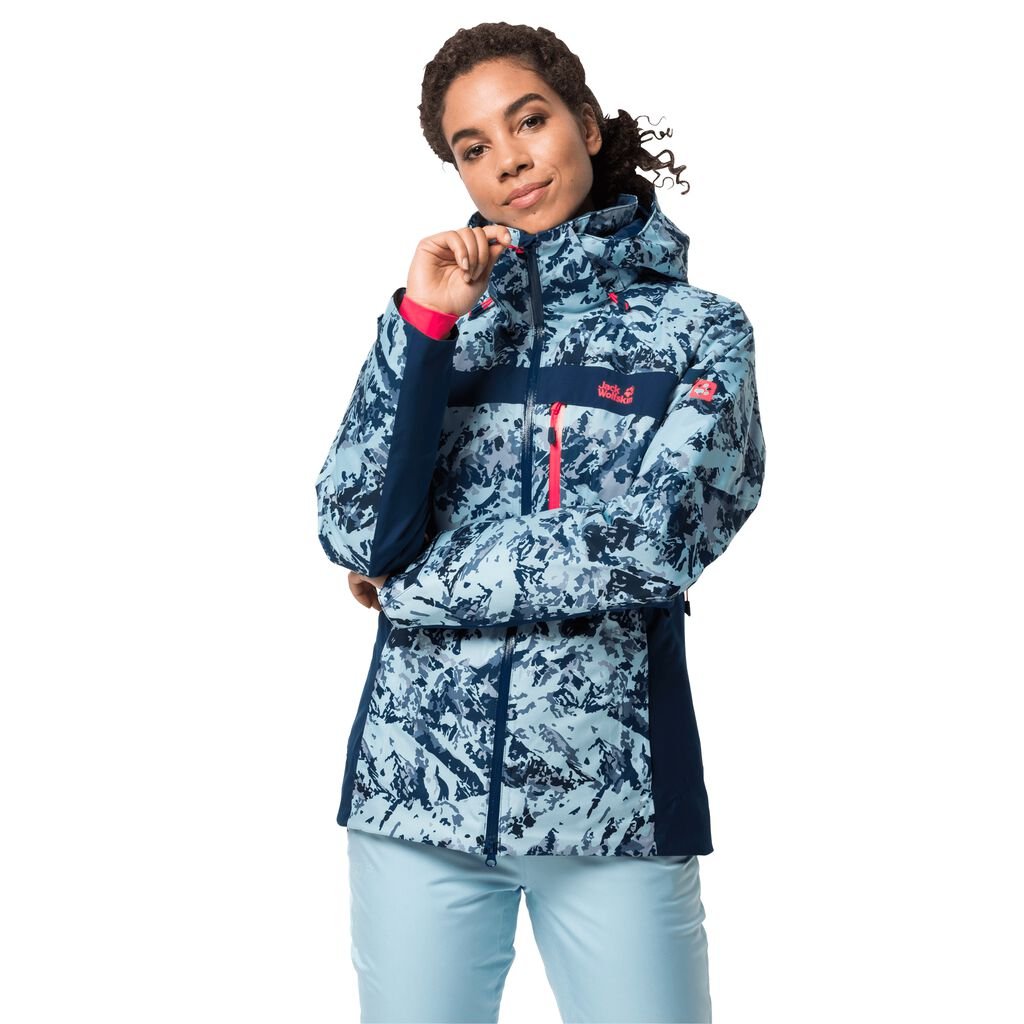 Jack Wolfskin PANORAMA PEAK Vestes Femme Bleu - BCLGPKF-81